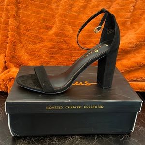 Lulus Black Strap Heels